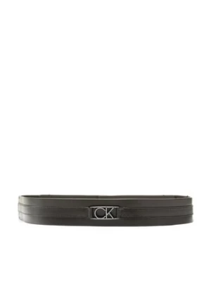 Calvin Klein Pasek na talię Re-Lock 4Cm Belt K60K610500 Czarny