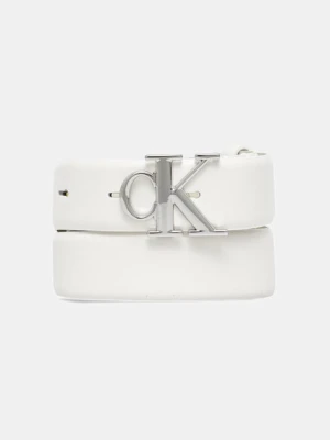 Calvin Klein pasek skórzany damski kolor beżowy LV04F7054G