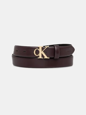 Calvin Klein pasek skórzany damski kolor brązowy LV04F7054G