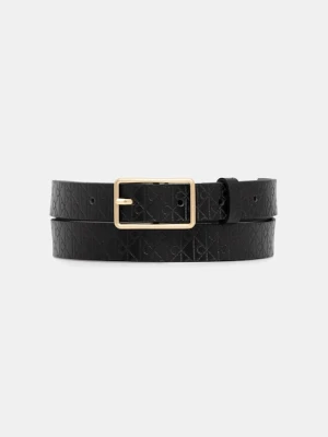 Calvin Klein pasek skórzany damski kolor czarny LV04F7049G