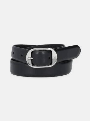 Calvin Klein pasek skórzany damski kolor czarny LV04K7014G