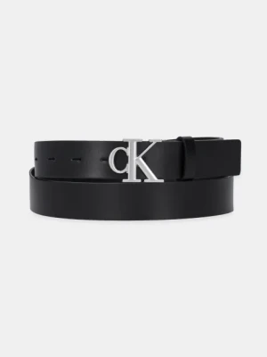 Calvin Klein pasek skórzany damski kolor czarny LV04K7018G