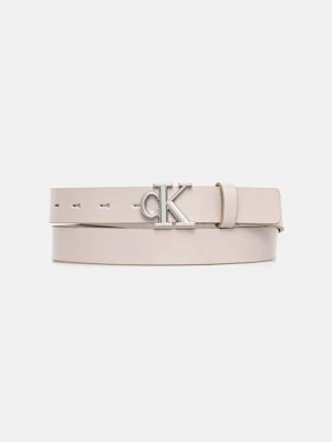 Calvin Klein pasek skórzany damski kolor różowy LV04K7017G
