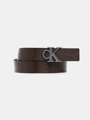 Zdjęcie produktu Calvin Klein pasek skórzany dwustronny męski kolor brązowy LV04G7026G