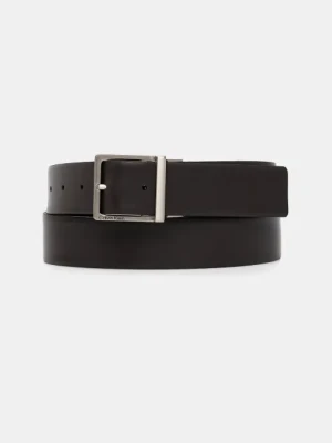 Calvin Klein pasek skórzany dwustronny męski kolor czarny K50K512836