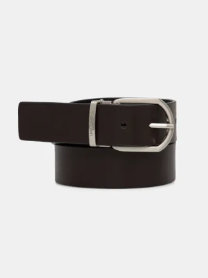 Calvin Klein pasek skórzany męski kolor brązowy K50K512838