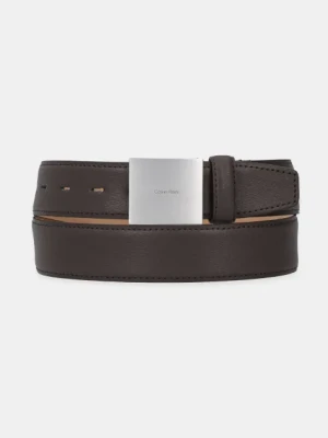 Calvin Klein pasek skórzany męski kolor brązowy LV04D7013G