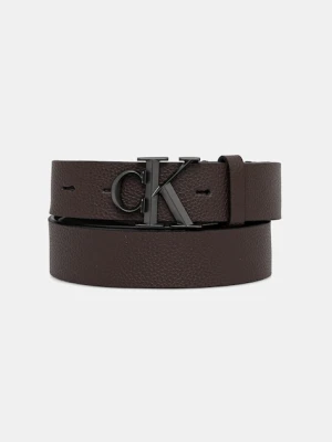 Calvin Klein pasek skórzany męski kolor brązowy LV04D7022G