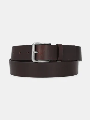 Calvin Klein pasek skórzany męski kolor brązowy LV04G7023G