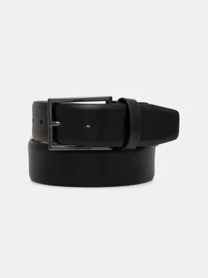 Calvin Klein pasek skórzany męski kolor czarny K50K512833