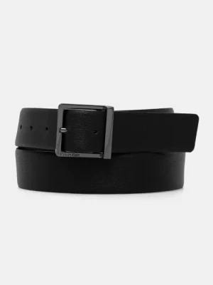 Calvin Klein pasek skórzany męski kolor czarny K50K512837