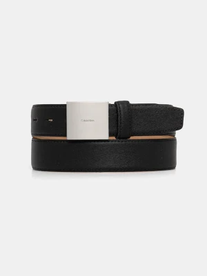 Calvin Klein pasek skórzany męski kolor czarny LV04D7013G