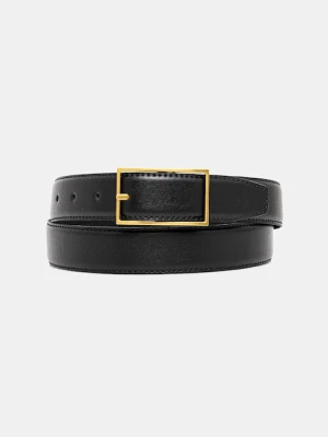Calvin Klein pasek skórzany męski kolor czarny LV04D7014G