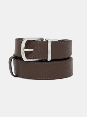 Calvin Klein pasek skórzany męski kolor czarny LV04D7016G