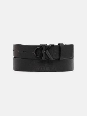 Calvin Klein pasek skórzany męski kolor czarny LV04D7022G