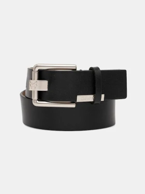 Calvin Klein pasek skórzany męski kolor czarny LV04D7028G