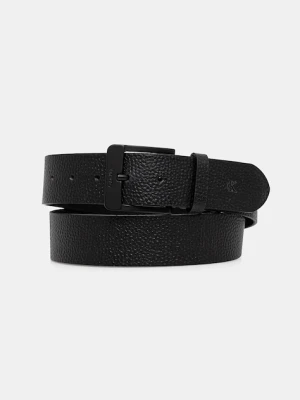 Calvin Klein pasek skórzany męski kolor czarny LV04G7021G