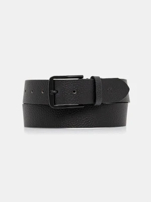 Calvin Klein pasek skórzany męski kolor czarny LV04G7022G