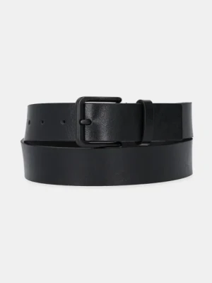 Calvin Klein pasek skórzany męski kolor czarny LV04G7032G