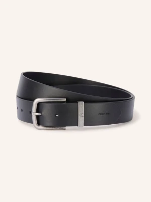 Calvin Klein Pasek Skórzany schwarz