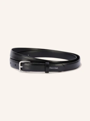 Calvin Klein Pasek Skórzany schwarz