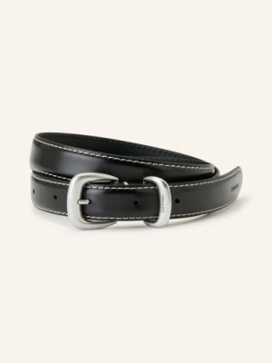 Calvin Klein Paski Skórzane schwarz
