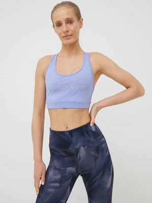 Zdjęcie produktu Calvin Klein Performance biustonosz sportowy CK Essentials kolor fioletowy