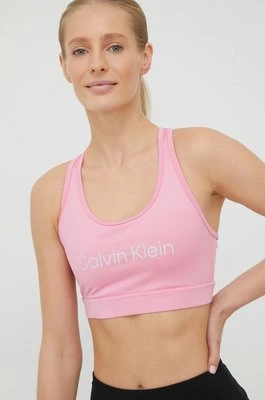 Calvin Klein Performance biustonosz sportowy CK Essentials kolor różowy