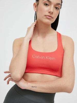 Calvin Klein Performance biustonosz sportowy Essentials kolor pomarańczowy