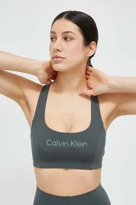 Calvin Klein Performance biustonosz sportowy Essentials kolor zielony