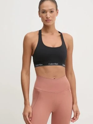 Calvin Klein Performance biustonosz sportowy kolor czarny 00GWF4K227