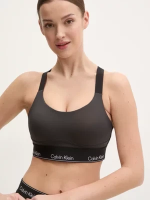 Calvin Klein Performance biustonosz sportowy kolor czarny LVGWS5K137