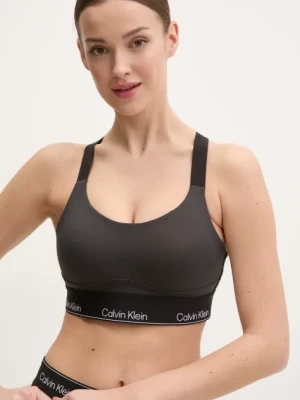 Calvin Klein Performance biustonosz sportowy kolor czarny LVGWS5K137