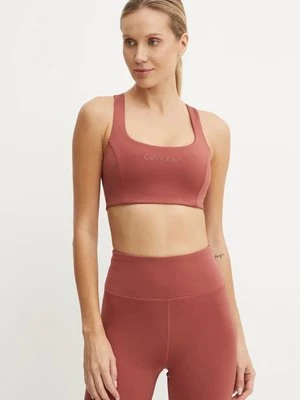 Calvin Klein Performance biustonosz sportowy kolor czerwony 00GWF4K171