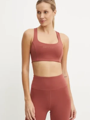 Calvin Klein Performance biustonosz sportowy kolor czerwony 00GWF4K171