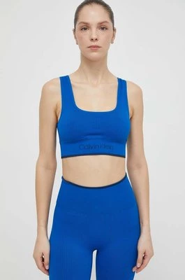 Calvin Klein Performance biustonosz sportowy kolor niebieski