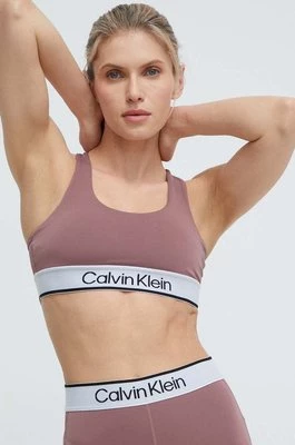 Calvin Klein Performance biustonosz sportowy kolor różowy
