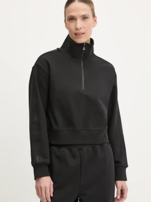 Calvin Klein Performance bluza damska kolor czarny melanżowa LVGWS5W312
