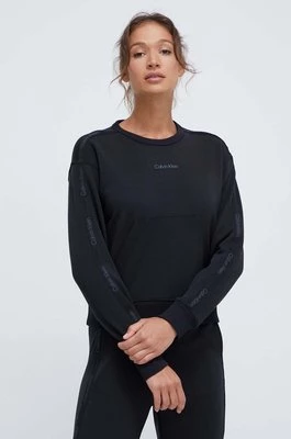 Calvin Klein Performance bluza dresowa kolor czarny gładka