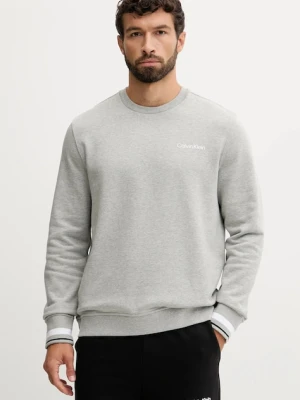 Calvin Klein Performance bluza męska kolor szary z nadrukiem LVGMF5W312