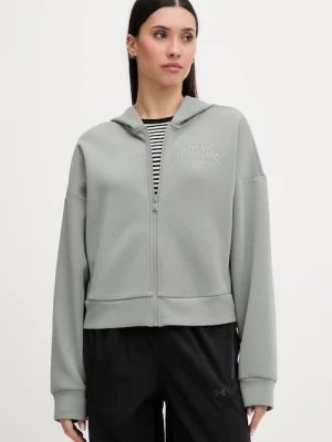 Calvin Klein Performance bluza rozpinana z kapturem damska