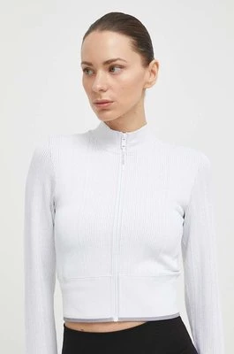 Calvin Klein Performance bluza treningowa kolor biały gładka
