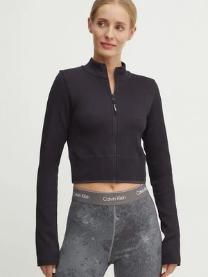 Calvin Klein Performance bluza treningowa kolor czarny gładka