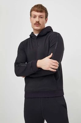 Calvin Klein Performance bluza treningowa kolor czarny z kapturem gładka