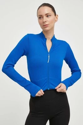 Calvin Klein Performance bluza treningowa kolor niebieski gładka