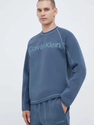 Zdjęcie produktu Calvin Klein Performance bluza treningowa kolor szary z nadrukiem