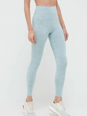 Calvin Klein Performance legginsy treningowe Essentials kolor niebieski wzorzyste