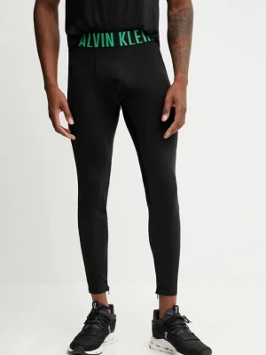 Calvin Klein Performance legginsy treningowe męskie kolor czarny gładkie LVGMS5L600