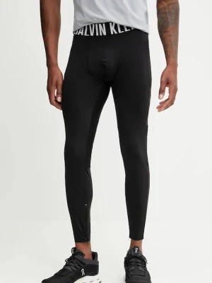Calvin Klein Performance legginsy treningowe męskie kolor czarny gładkie LVGMS5L600
