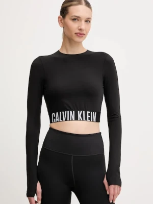 Calvin Klein Performance longsleeve treningowy kolor czarny LVGWF5K202